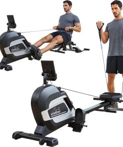 Quiet Magnetic Rowing Machine Rower 16 Levels Cardio Home Gym Exercise Equipment
